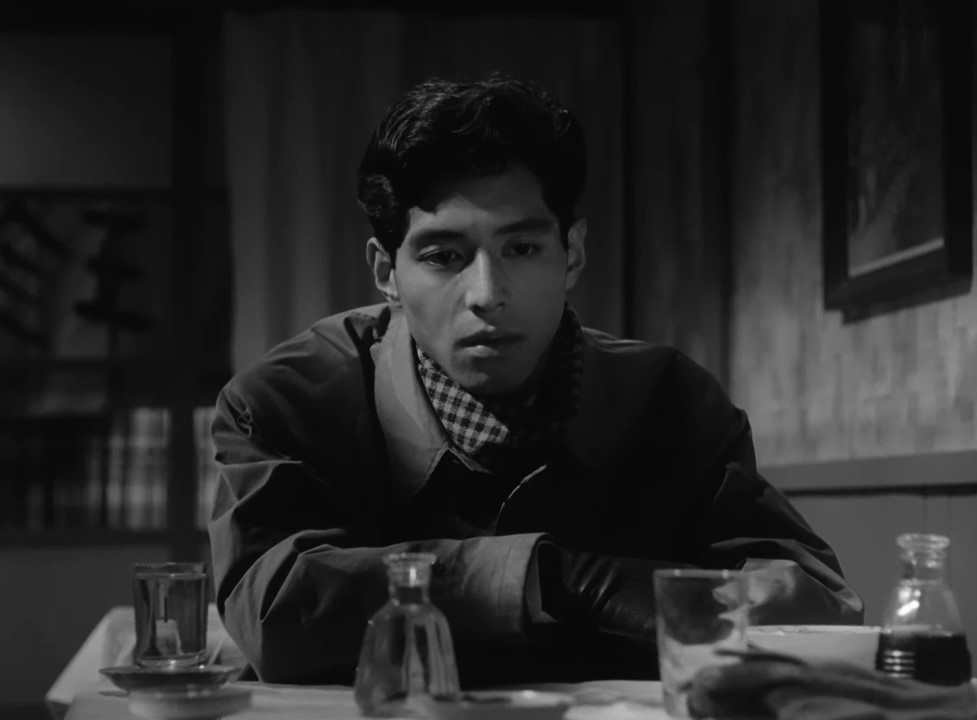 Masami Taura dans le film japonais 東京暮色 (Crépuscule à Tokyo, 1957) de 小津 安二郎 (Yasujirō Ozu)