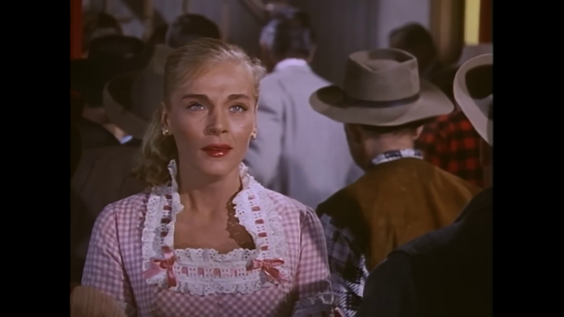 Lizabeth Scott dans le western Silver Lode (Quatre étranges cavaliers, 1954) d'Allan Dwan