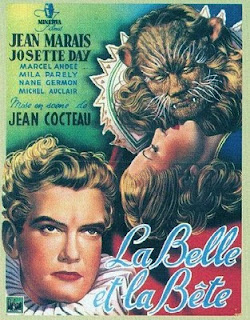 Affiche du film La belle et la bête, de Jean Cocteau