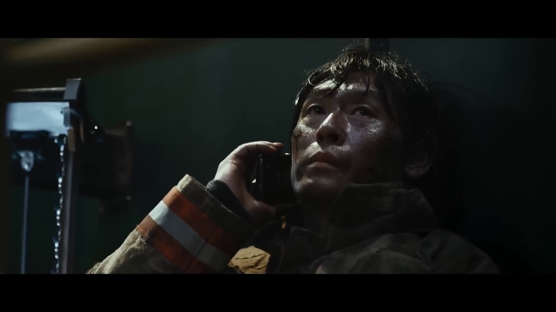 Un pompier dans le film catastrophe coréen The tower (2012) de Kim Ji-hoon