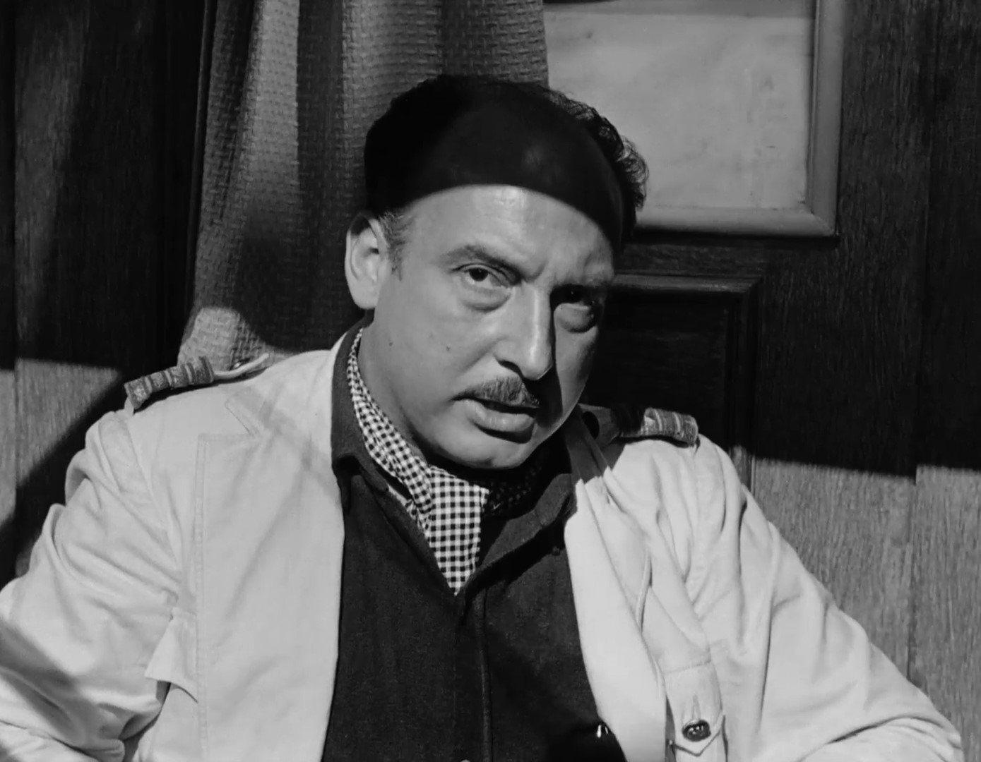 Le comédien Alf Marholm dans le film Das Totenschiff (Les mutins du Yorik, 1959) de Georg Tressler