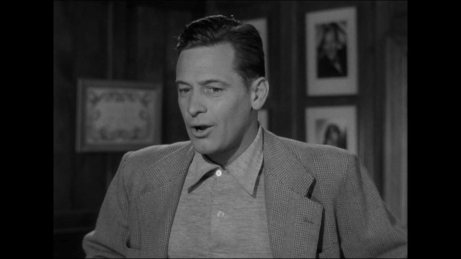 William Holden dans Sunset Boulevard (Boulevard du crépuscule, 1950) de Billy Wilder