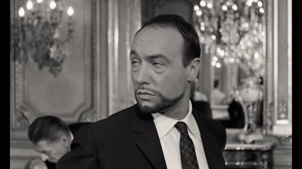 Jean-Paul Cisife dans le film de gangsters Lucky Jo (1964) de Michel Deville