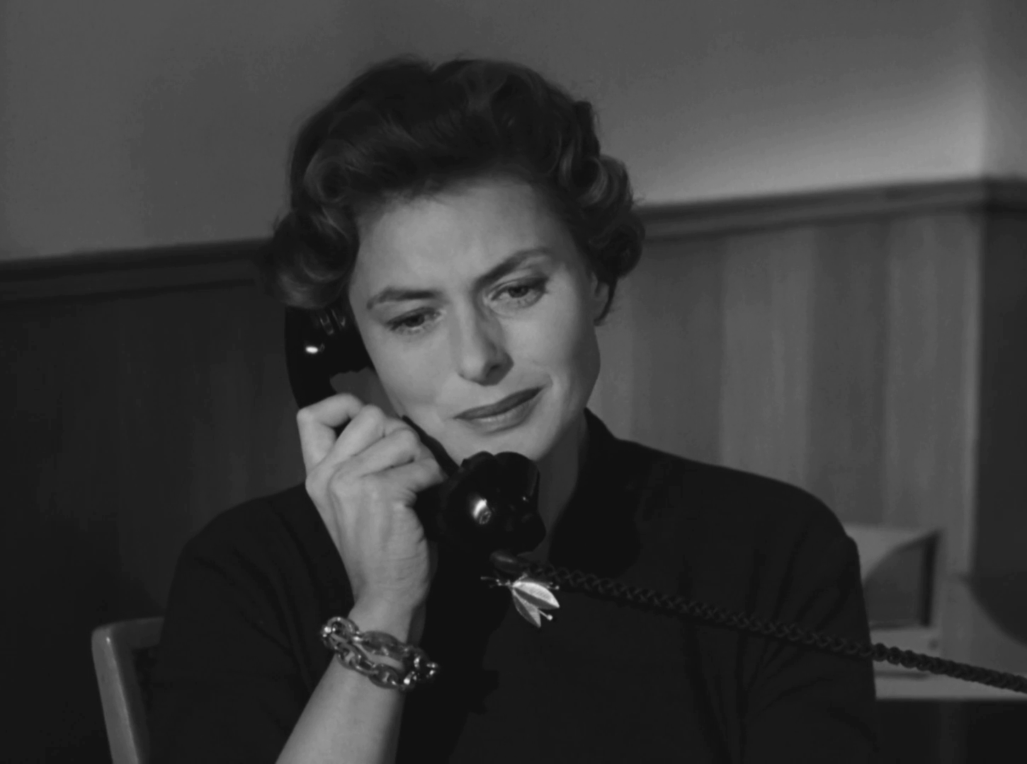 Ingrid Bergman dans le film germano-italien La paura (La peur, 1954) de Roberto Rossellini