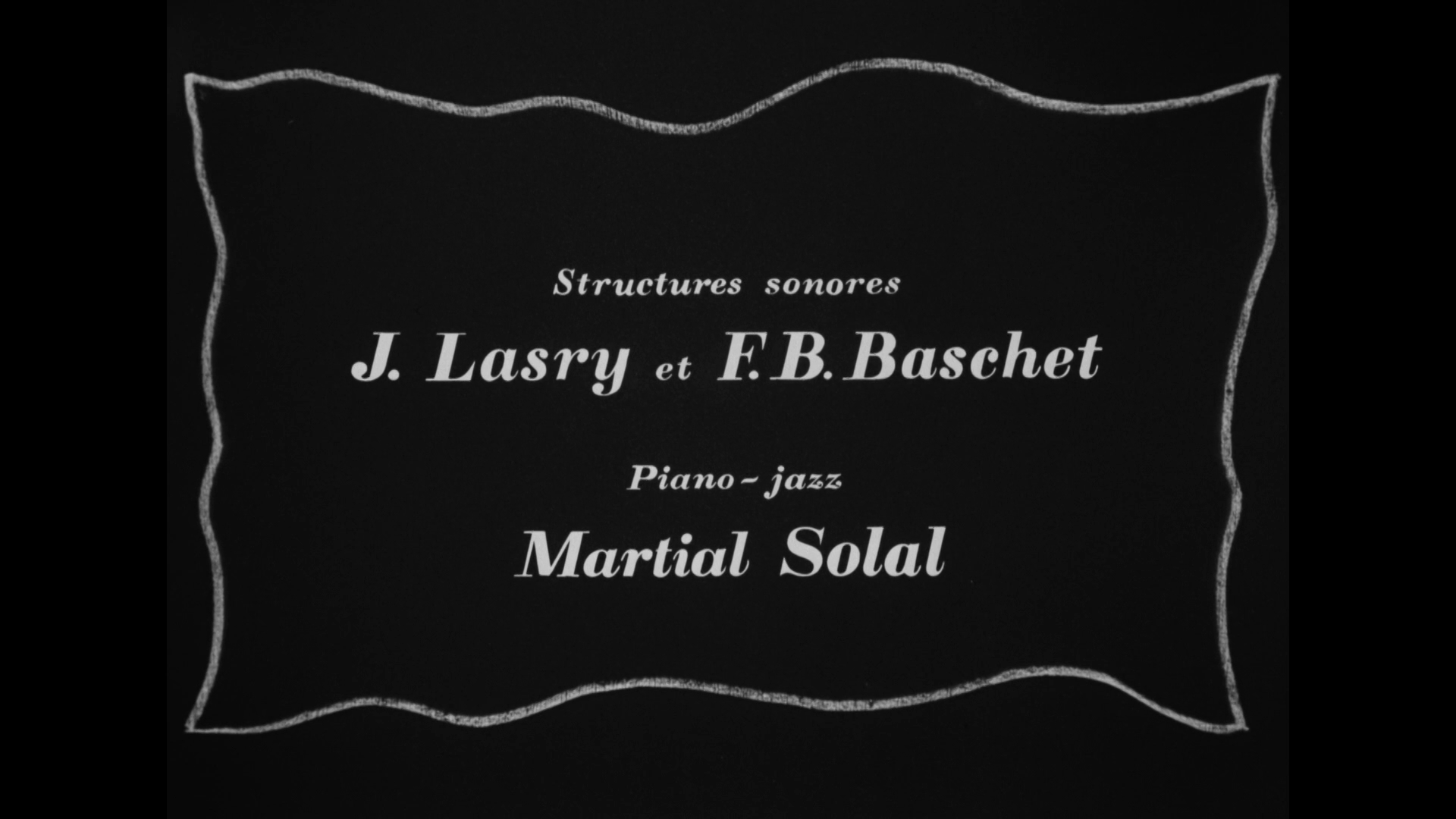 Générique du film Le testament d'Orphée (1960) de Jean Cocteau