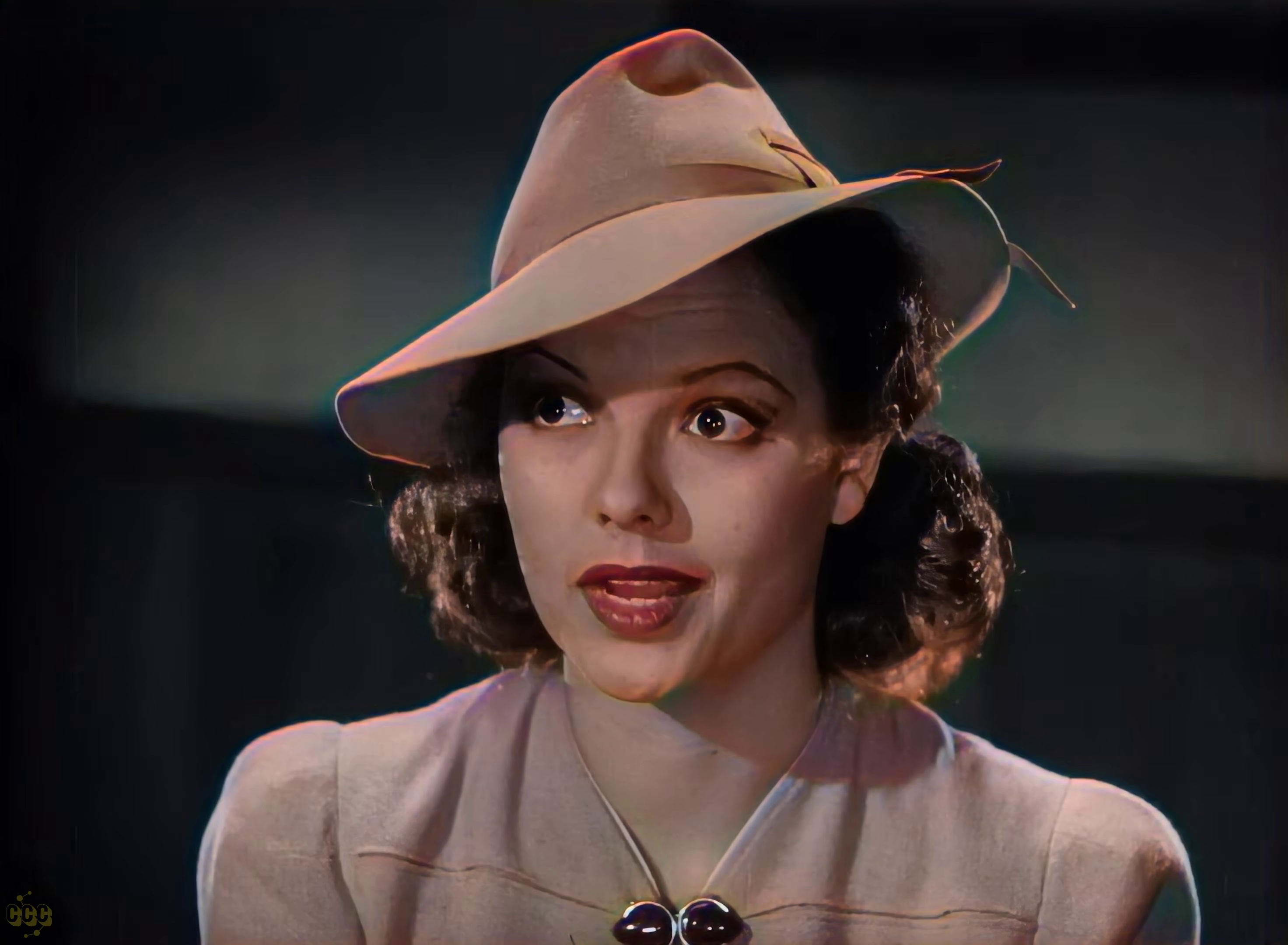Marjorie Reynolds dans le film de mystère Doomed to die (La malédiction, 1940) de William Nigh