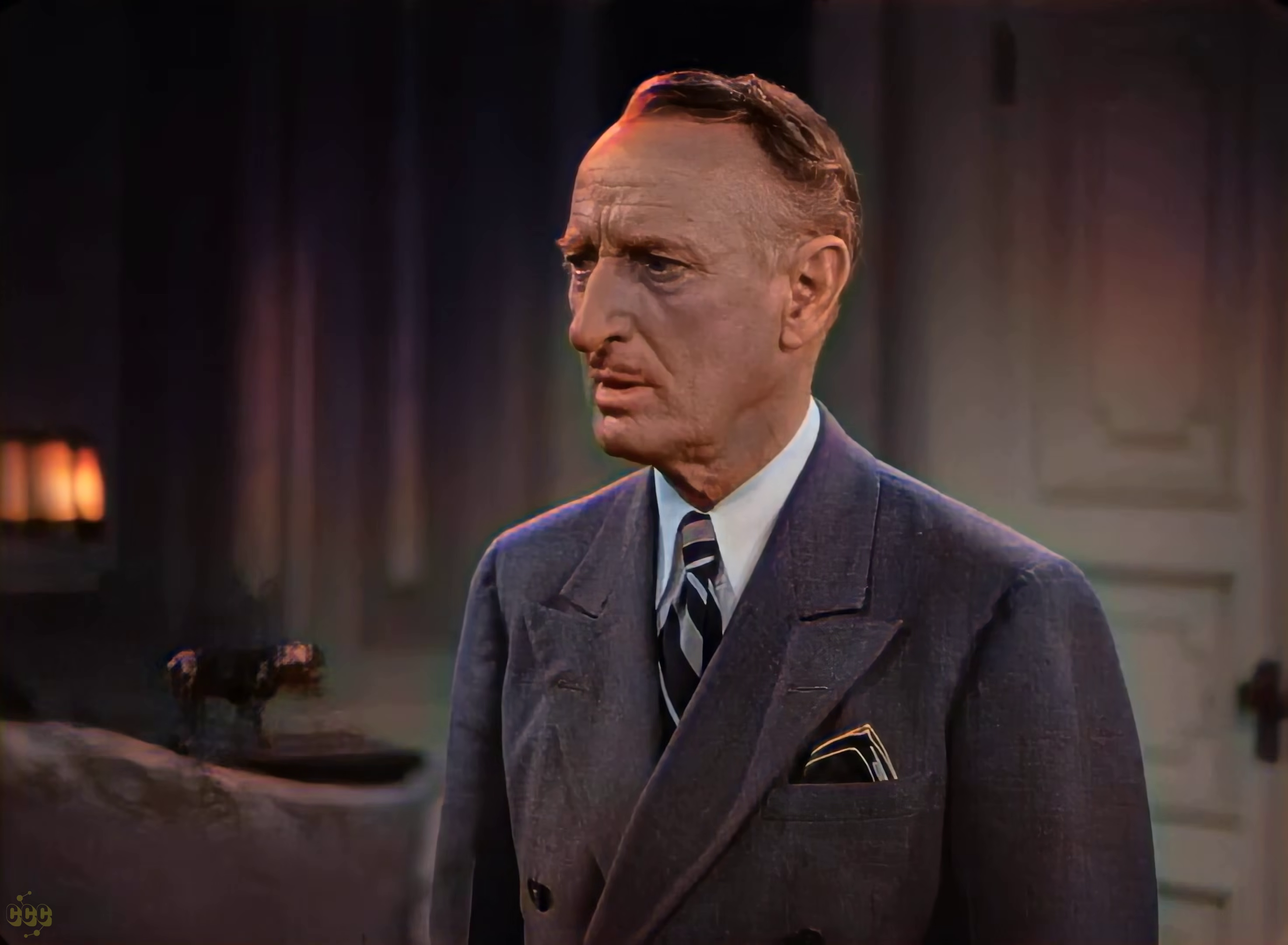 Wilbur Mack dans l'énigme criminelle cinématographique Doomed to die (La malédiction, 1940) de William Nigh