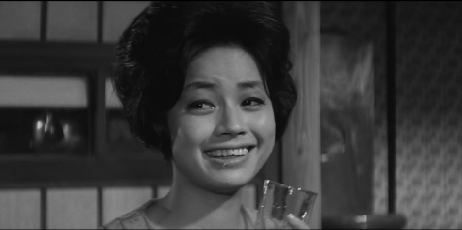 L'actrice Chisako Hara dans 女ばかりの夜 (La nuit des femmes, 1961) de 田中 絹代 (Kinuyo Tanaka)
