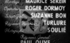 Générique du film La femme en rouge (1947) de Louis Cuny